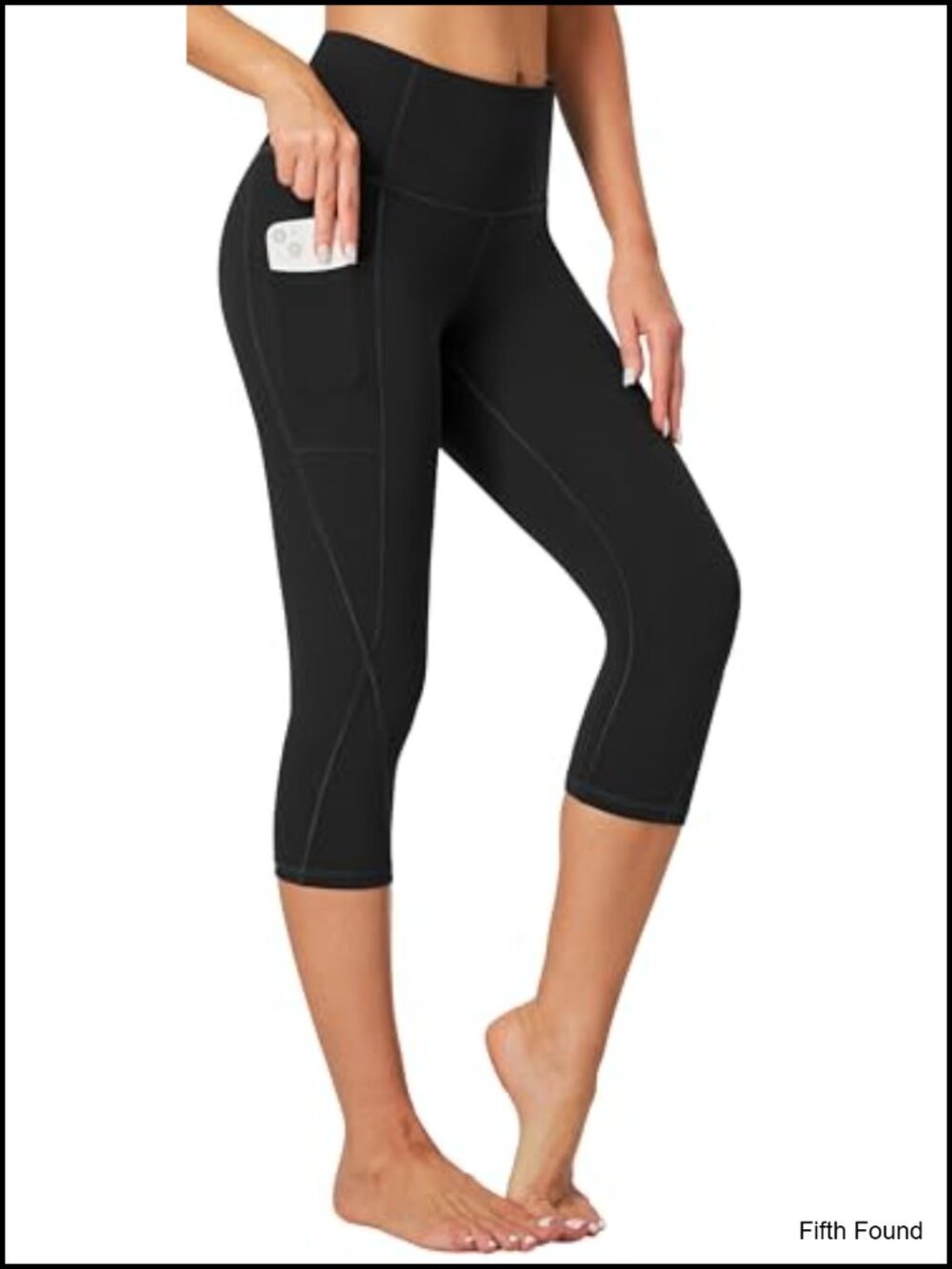 Capri Leggings High Waisted Tummy Control Yoga Pants with Pockets